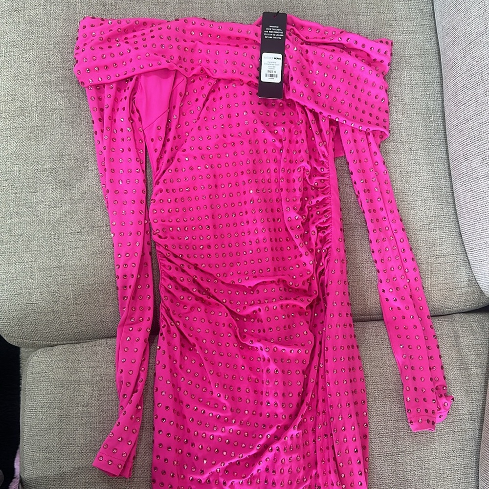 Pink Fashion Nova Dress (NEW)